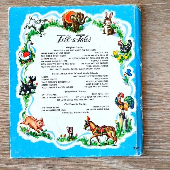 Vintage 1958 The Gingerbread Man Children's Picture Book Whitman Publishing - Picture 6 of 10